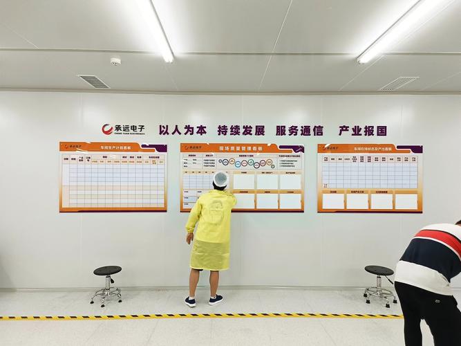 制造工厂早会正向聚焦目标记录墙