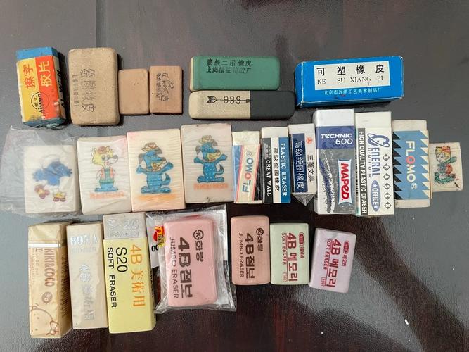 1980年代小学生文具盒里的各种异形橡皮收藏