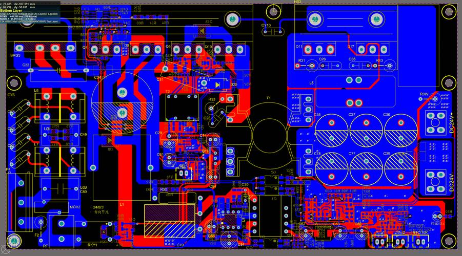 8层工业主板PCB走线图