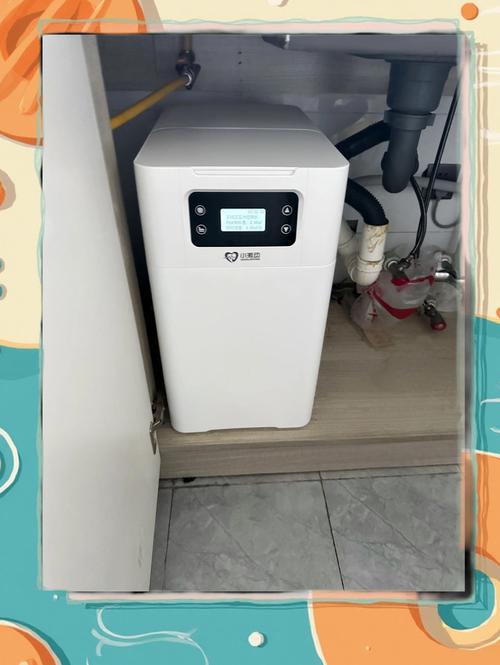 台下嵌入式安装软水机实拍图