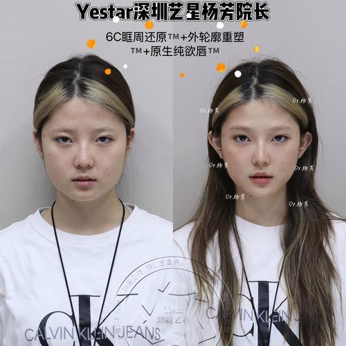 方圆脸不同发型设计效果对比图