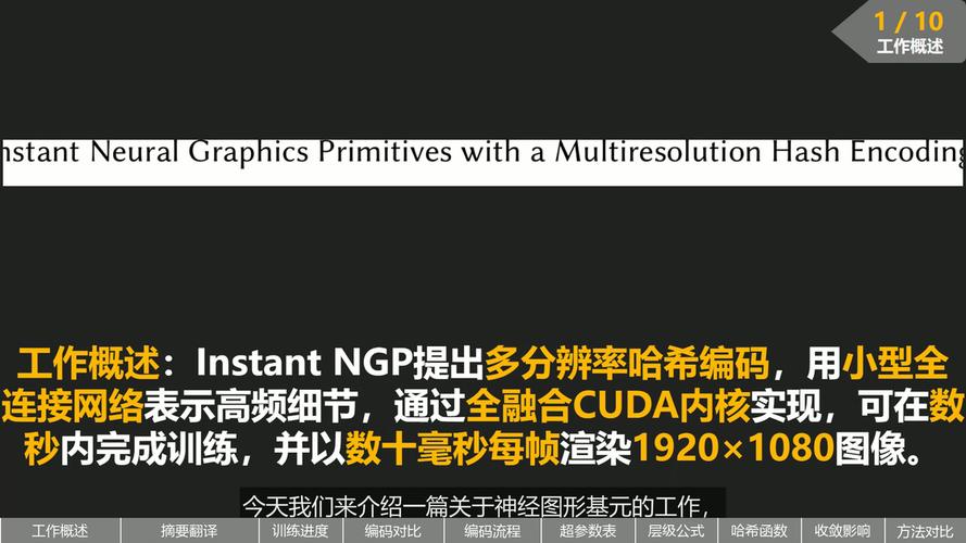 Instant NGP哈希网格编码结构示意图