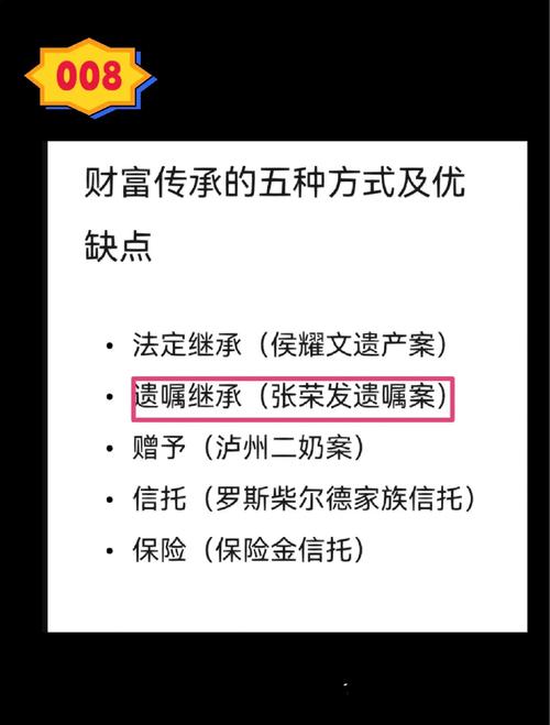 到底什么是财富传承?法律上给你翻译成大白话