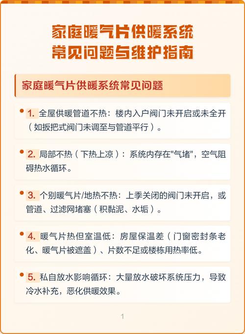 暖气片验收维护常见问题