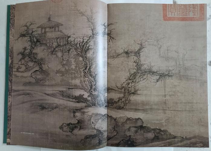 画家去世后遗留未出版画稿实物图