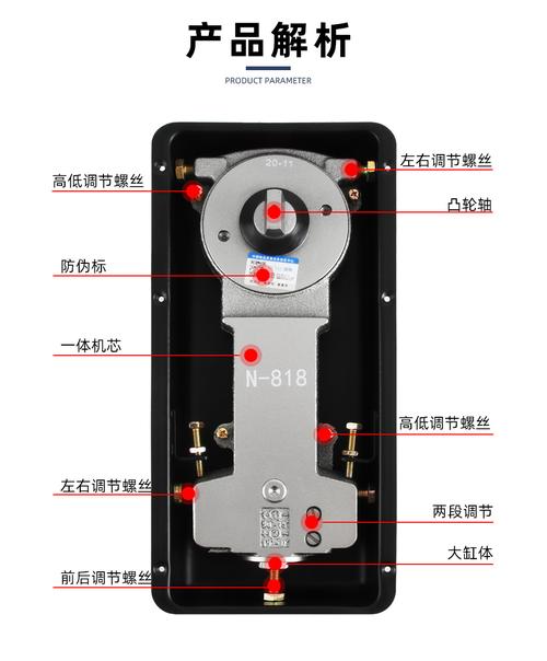 地弹簧内部结构爆炸图 双速阀 凸轮