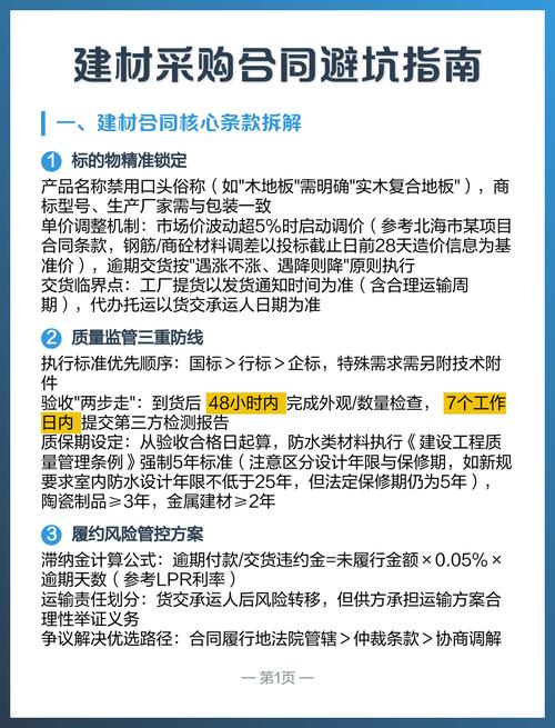 不同采购规模,签合同的避坑策略不一样