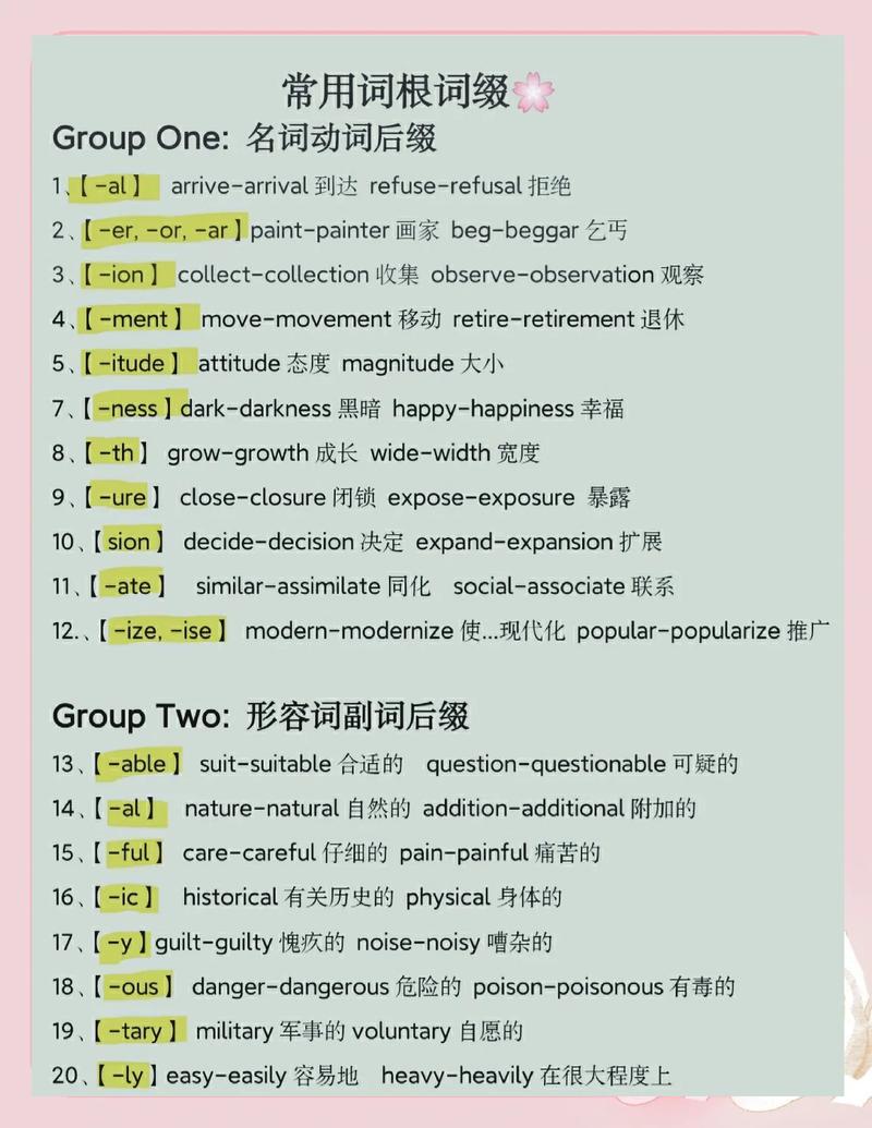 二、词根词缀：我给你两个真实的例子