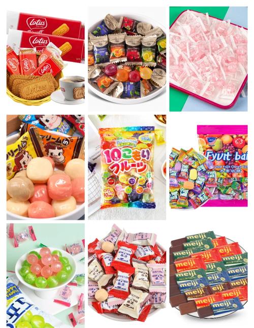 劣质喜糖与高品质喜糖对比展示