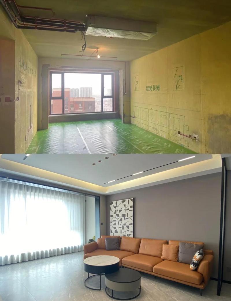 对比图：硅藻泥与开窗通风除醛效果