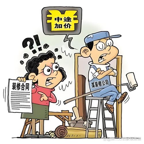 装修合同增项漏项陷阱示意图