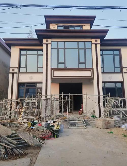 农村自建房室外装修完工实拍