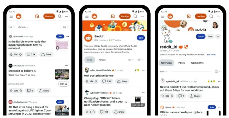 Reddit海外户外品类用户讨论页面截图
