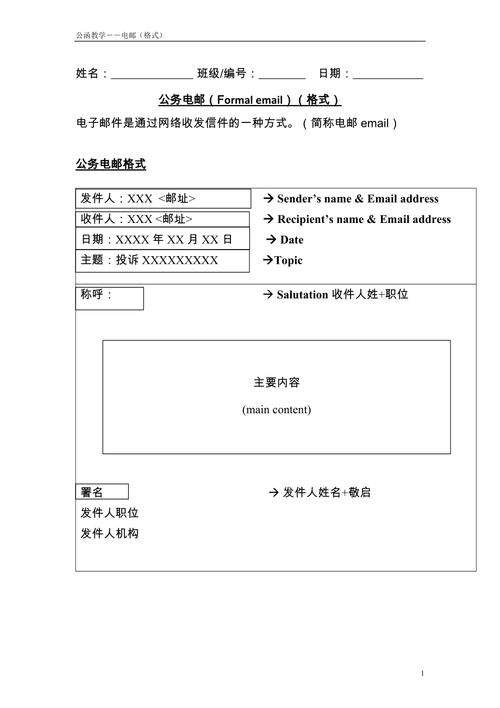 教育公务电子邮件正确主题格式示例