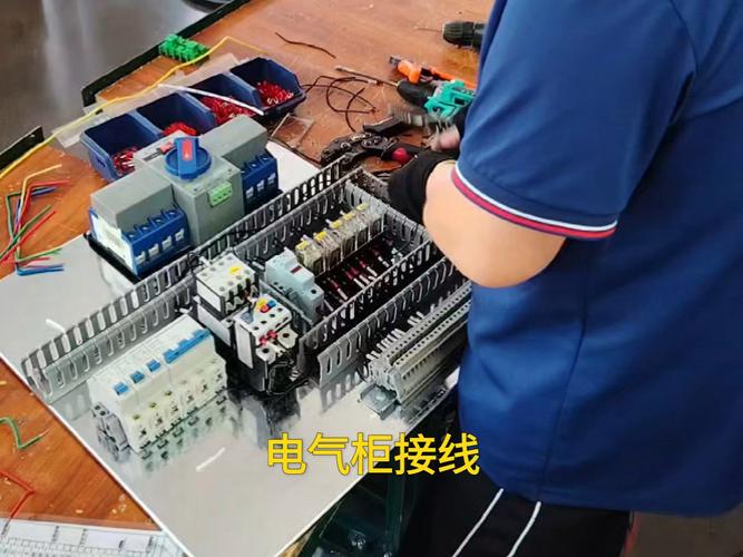 台车炉出厂前电气控制柜内部接线工艺