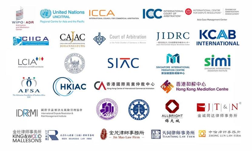 国际主要仲裁机构LOGO及地址