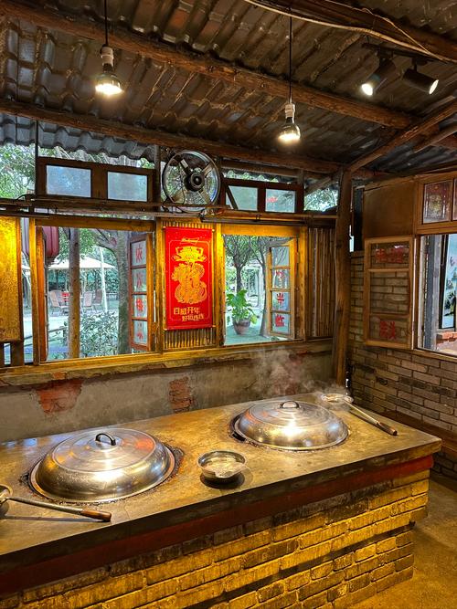 老火锅店灶台