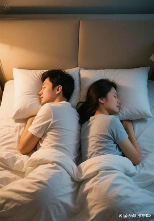 夫妻背对背睡觉情感冷淡无声