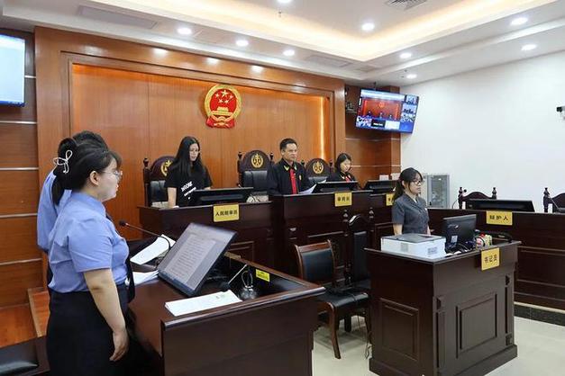 子女抚养权纠纷法院庭审现场示意图