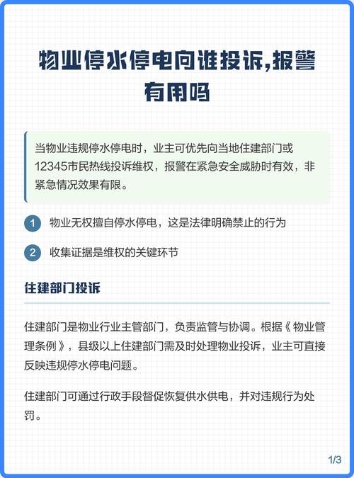 12345投诉物业停水停电手机截图