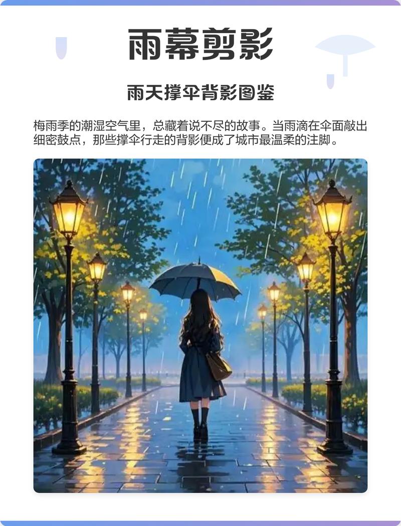 雨天撑伞伞面投影范围示意图