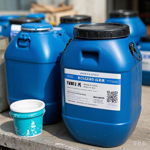 建材市场售卖的散装无标签流变剂产品实拍图