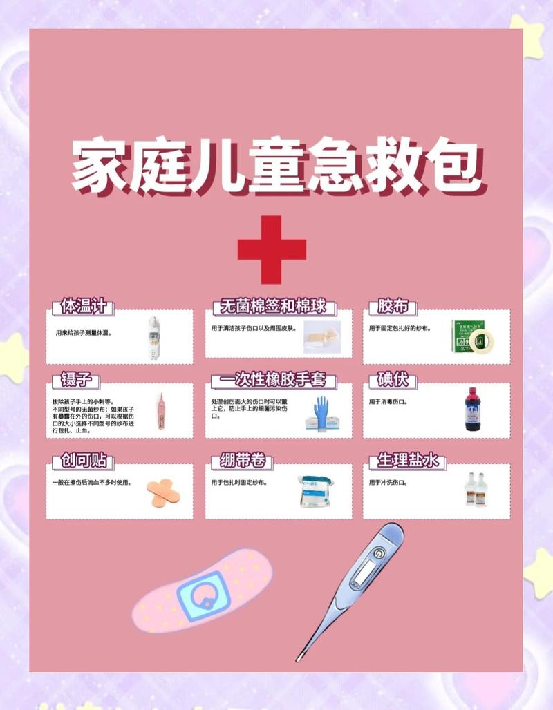 儿童安全家庭急救包配置示例