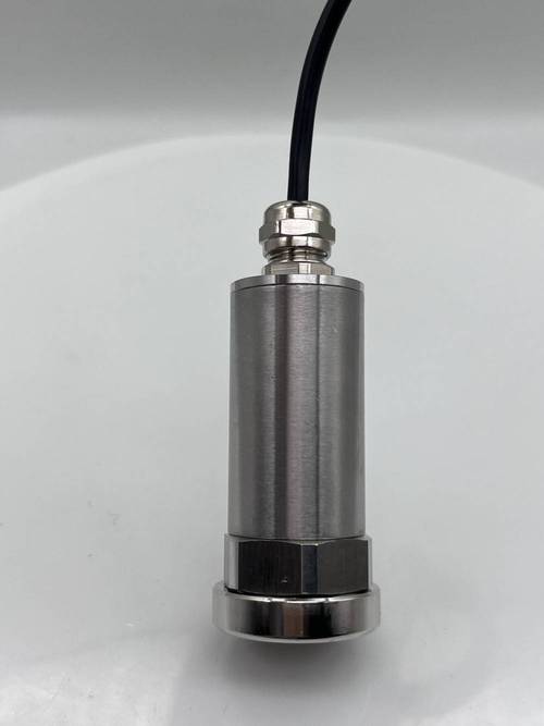 带边缘计算模块的工业振动传感器实物图