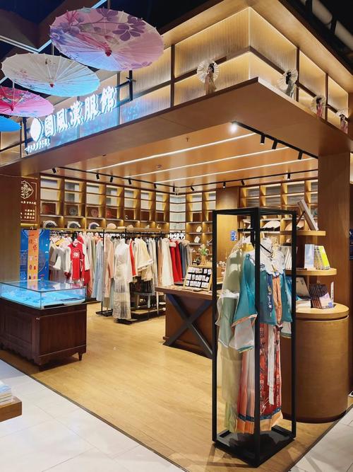 城市商圈街边汉服实体店门店