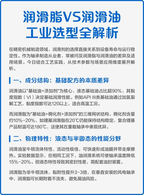 不同颜色工业润滑脂对比 选型误区
