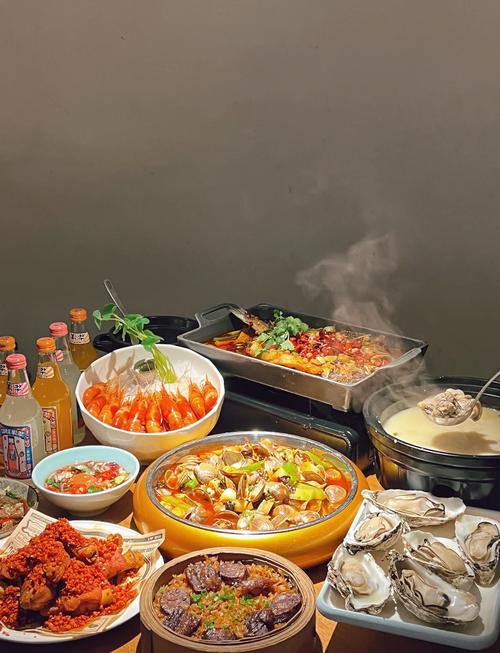 家常健康宵夜食材摆放图