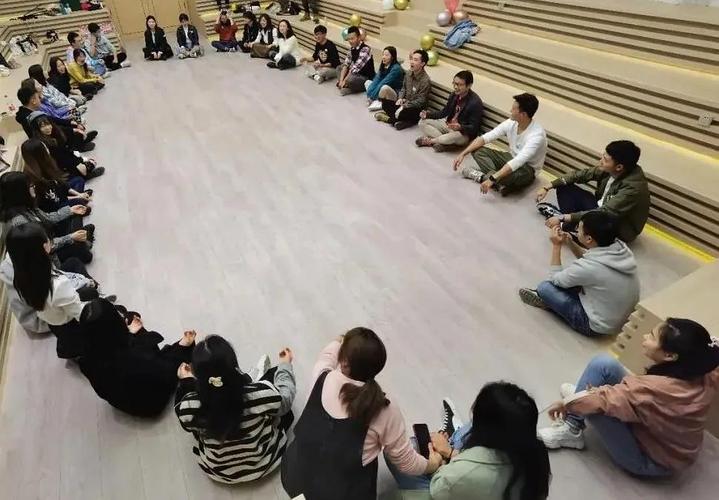 学生即兴戏剧工作坊静像定格训练