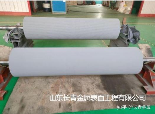 热喷涂涂层脱落失效连铸辊实拍
