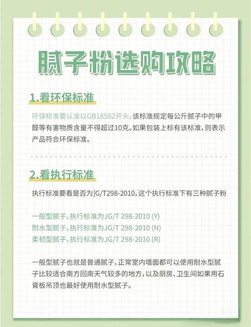 腻子粉验收与环保常见问题
