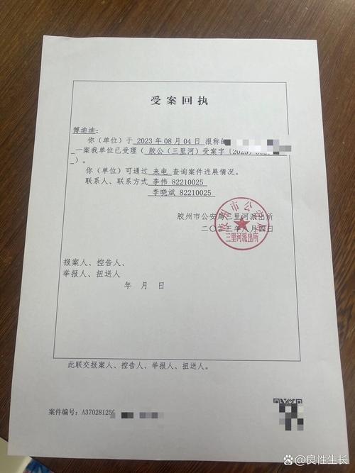 家庭暴力受害者伤情照片与报警回执