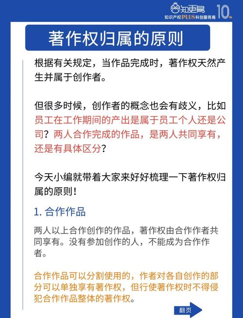 职务作品人物设定集著作权归属对照表