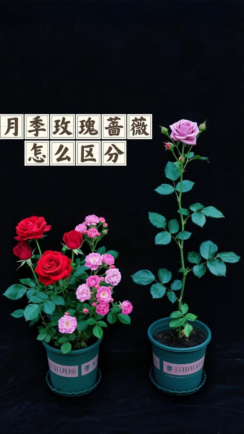 玫瑰月季蔷薇叶片与刺的形态区别图解