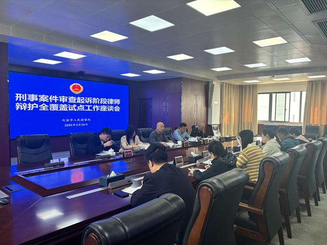 刑事辩护律所案件讨论会议现场