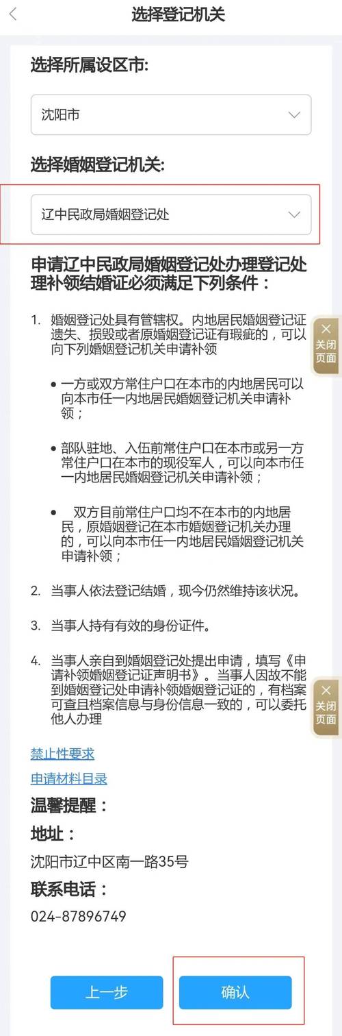 国内民政婚姻登记电子档案系统补证页面