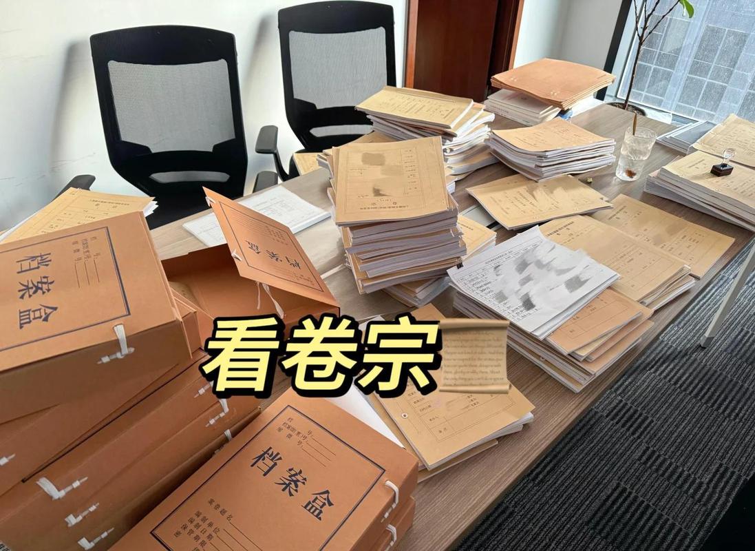 资深离婚律师在翻阅卷宗