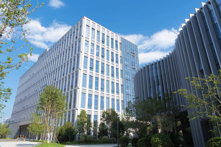 北京亦庄互联网企业聚集区办公楼外景