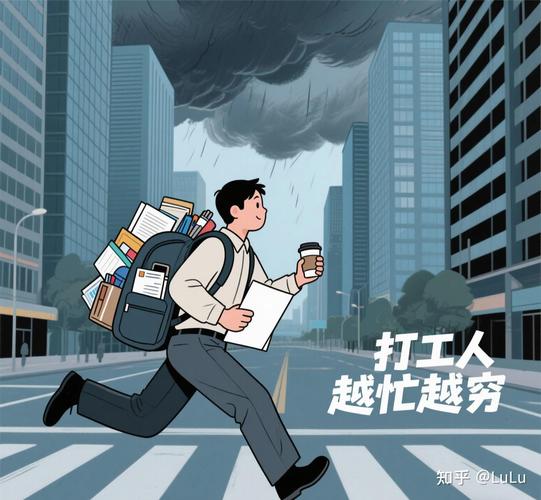 工业年轻人求职跳槽抢跑焦虑场景图