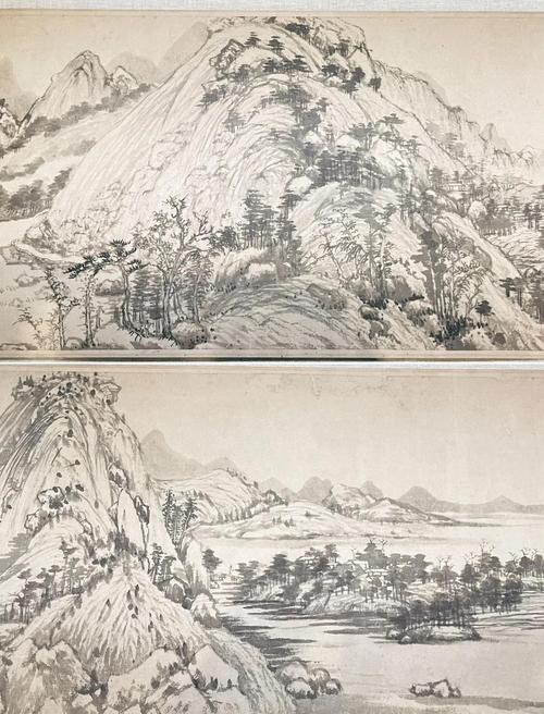 元代黄公望富春山居图残卷局部
