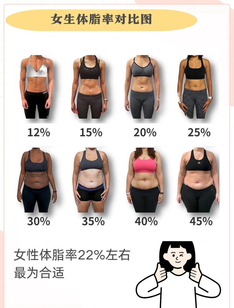 相同体重不同体脂身材对比图