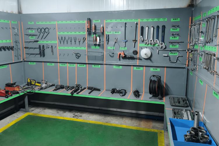 车间技改设备现场测绘工具摆放图