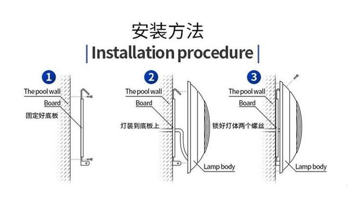 卫生间防溅水壁灯安装图