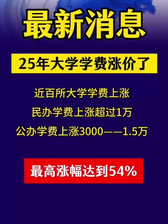 学费涨得有多离谱？
