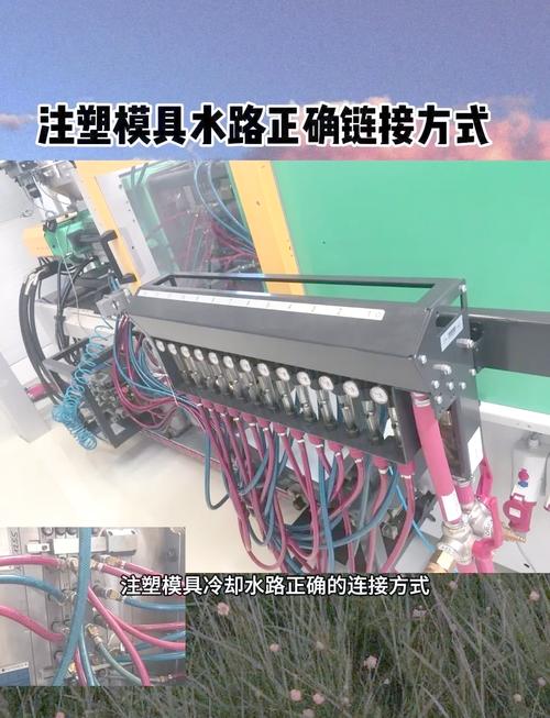 注塑模具运水冷却布局设计实物图