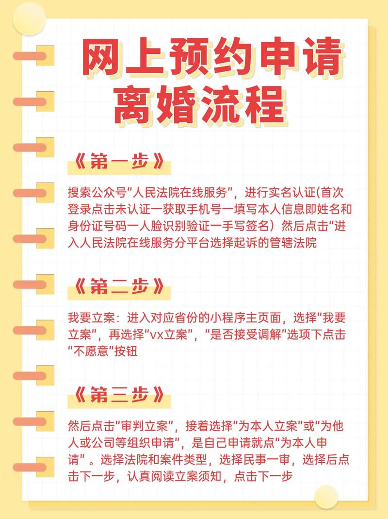 普通人走离婚程序,三步实用指引