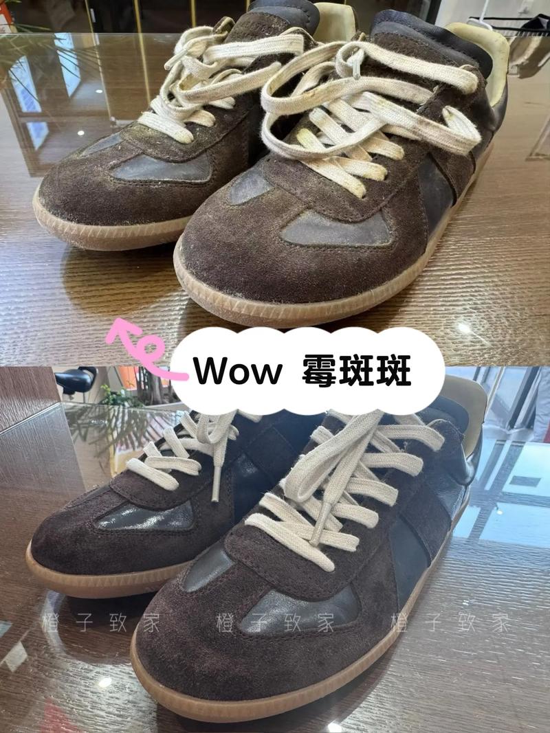 皮鞋阴凉通风处定型阴干图